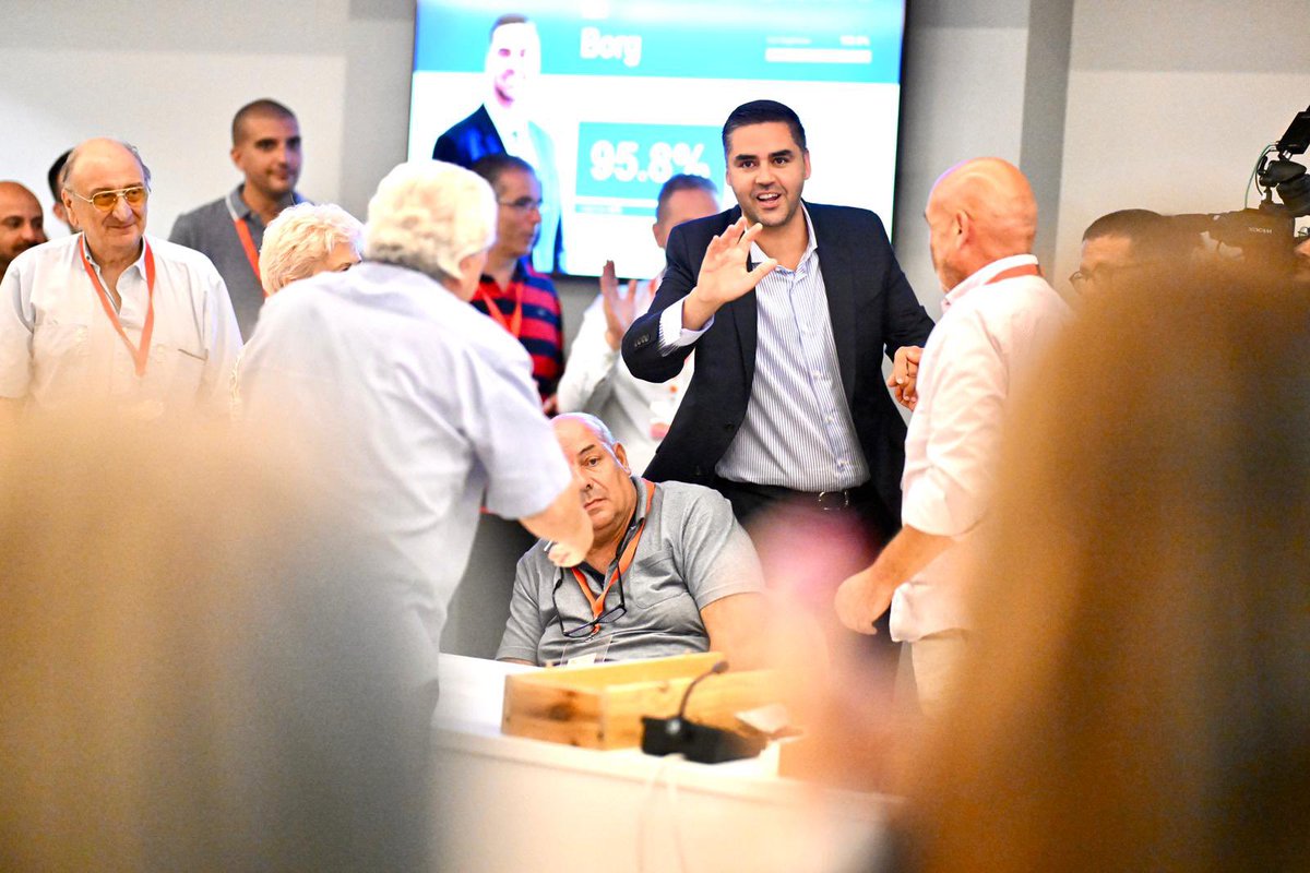 Ian Borg (@deputypmianborg) on Twitter photo Humbled by the overwhelming endorsement of <a href="/PL_Malta/">Partit Laburista</a> delegates in today's election.
In my new role of Deputy Leader for Parliamentary Affairs and Deputy Prime Minister, I pledge to continue working for a better, more sustainable #Malta.
Together, let's work harder, let's do Humbled by the overwhelming endorsement of <a href="/PL_Malta/">Partit Laburista</a> delegates in today's election.
In my new role of Deputy Leader for Parliamentary Affairs and Deputy Prime Minister, I pledge to continue working for a better, more sustainable #Malta.
Together, let's work harder, let's do