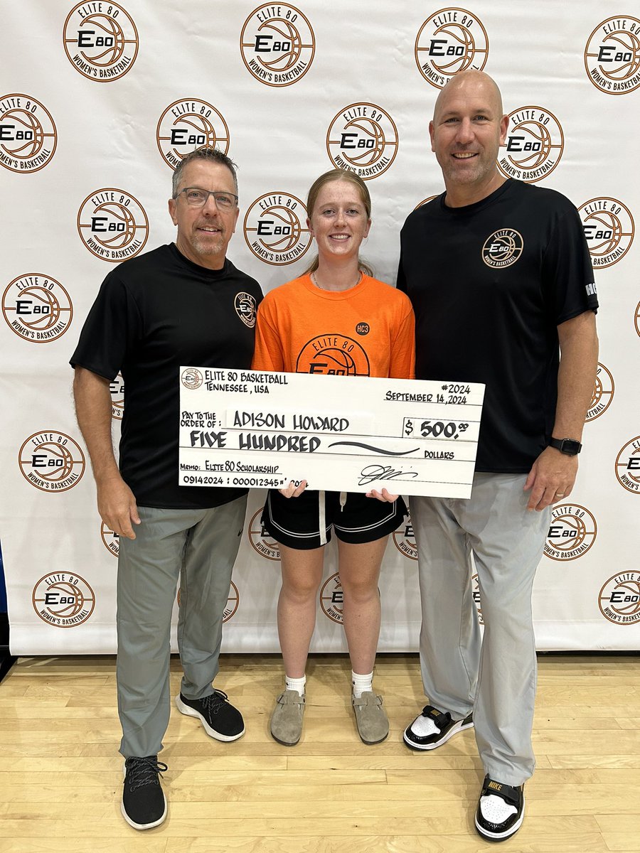 Elite80WBB's tweet photo. Scholarship winner #2 is none other than @adisonhoward the @SewaneeWBB commit. Congrats Adison! https://t.co/za0X5qiW4Q