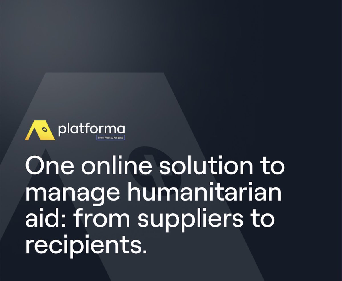 What is PLATFORMA? 

A saas solution designed for nonprofits that is at the same time:
a market place for humanitarian aid, a crowdfunding platform, a customer relationship management software &amp; a supplier relationship management software.