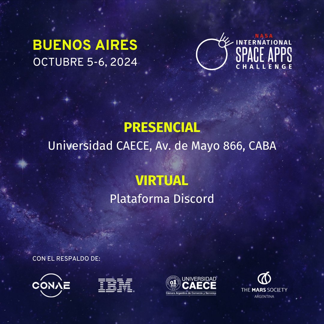 SpaceApps Baires tweet media