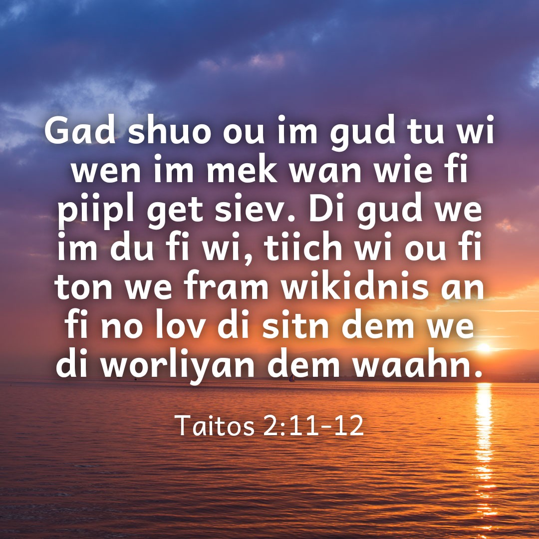 DioceseofJACI's tweet photo. #BVOTD
Can you read it?
Please try.
It's #Patwa
Lookup Titus 2 :11-12 https://t.co/eyghpSkZ7z