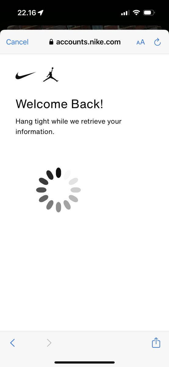 Hey, <a href="/Nike/">Nike</a> . I have been waiting for about an hour, but there’s still no progress. 🤷🏻‍♂️