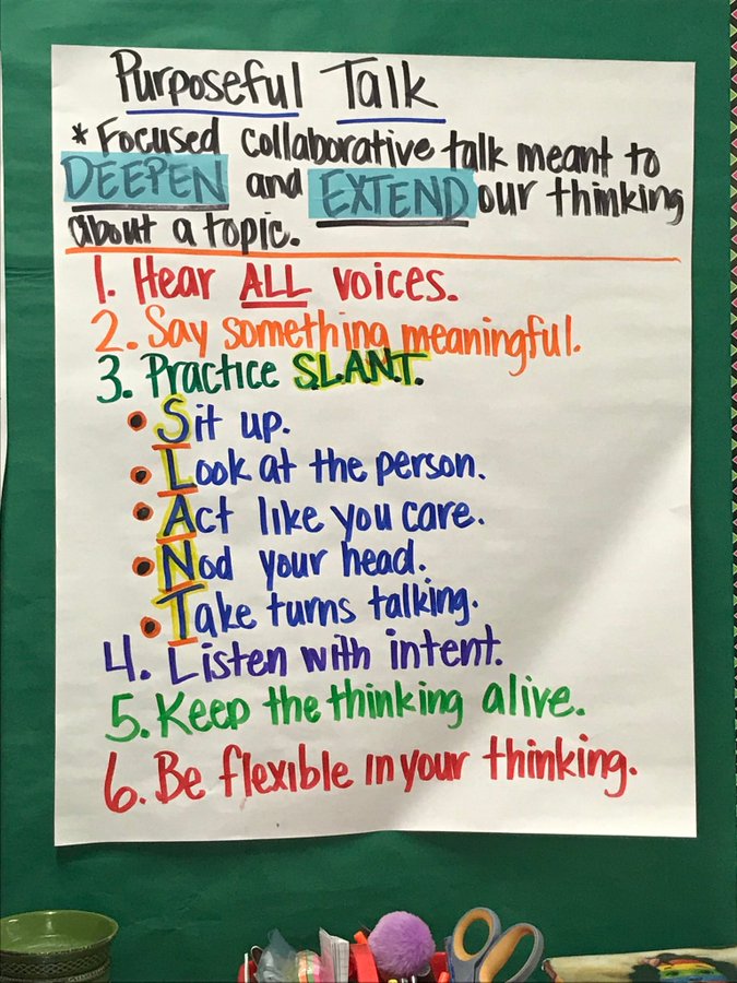 Teacher2Teacher (@teacher2teacher) on Twitter photo In T Mrs. Shaw's classroom, the "why" and "how" of purposeful talk is just as important as the "what"!
(📸 via educator <a href="/lancasteredu21/">Emily Lancaster</a>) #InstantPD In T Mrs. Shaw's classroom, the "why" and "how" of purposeful talk is just as important as the "what"!
(📸 via educator <a href="/lancasteredu21/">Emily Lancaster</a>) #InstantPD