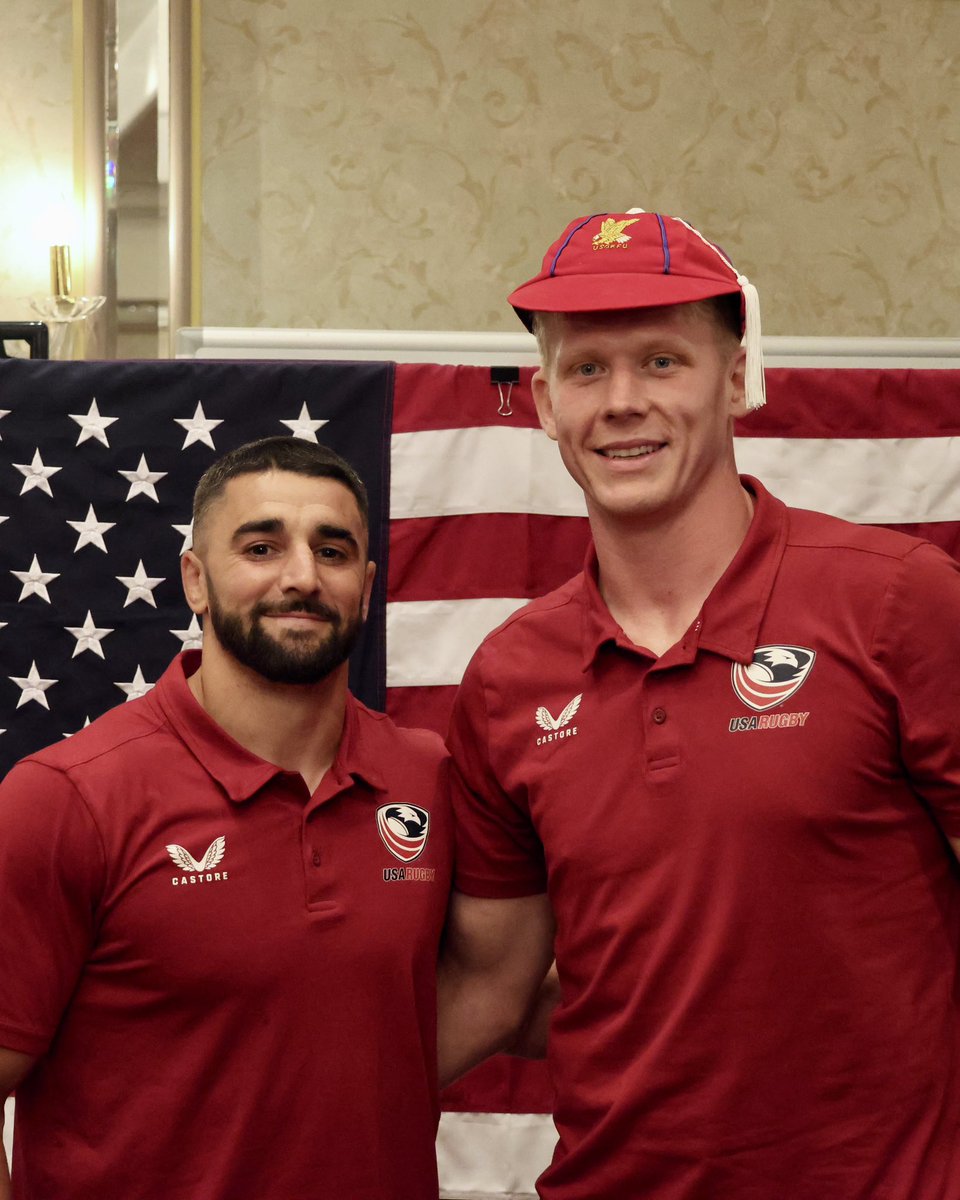 USARugby's tweet photo. Welcome to the USA Eagles, Toby &amp; Rand 🦅

5️⃣7️⃣8️⃣ Toby Fricker
5️⃣7️⃣9️⃣ Rand Santos https://t.co/VYwpZZDRxg
