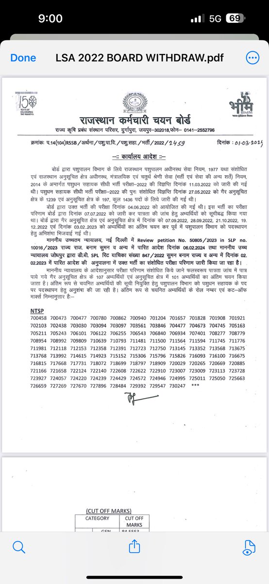 समय रहते कुछ एक्शन नहीं लिया गया तो 
यही दो आदेश हमारे लिए आएंगे 

हमारा डर भी जायज़ है
सरकार है कुछ भी कर सकती है हम और आप आम आदमी इनके खिलाफ़ नहीं लड़ सकते हो !

काफ़ी प्रश्नों के बदलाव से जो अभ्यर्थी चयनित होते हैं हमें ख़ुशी है आप उन्हें जल्द नियुक्ति दो और भी कुछ साथ ही रह