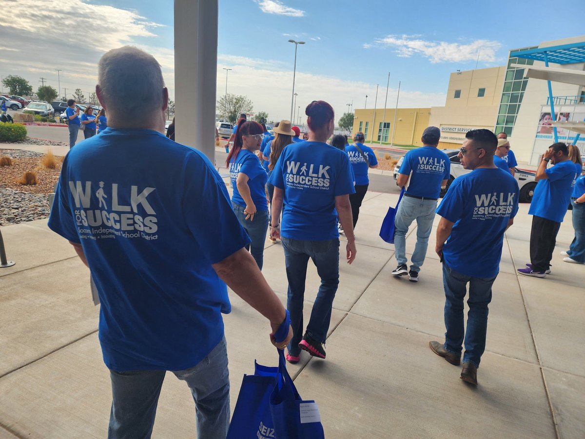 SISD 10 YEARS and still going strong! Walk for Success we never give up on a student #AllIn