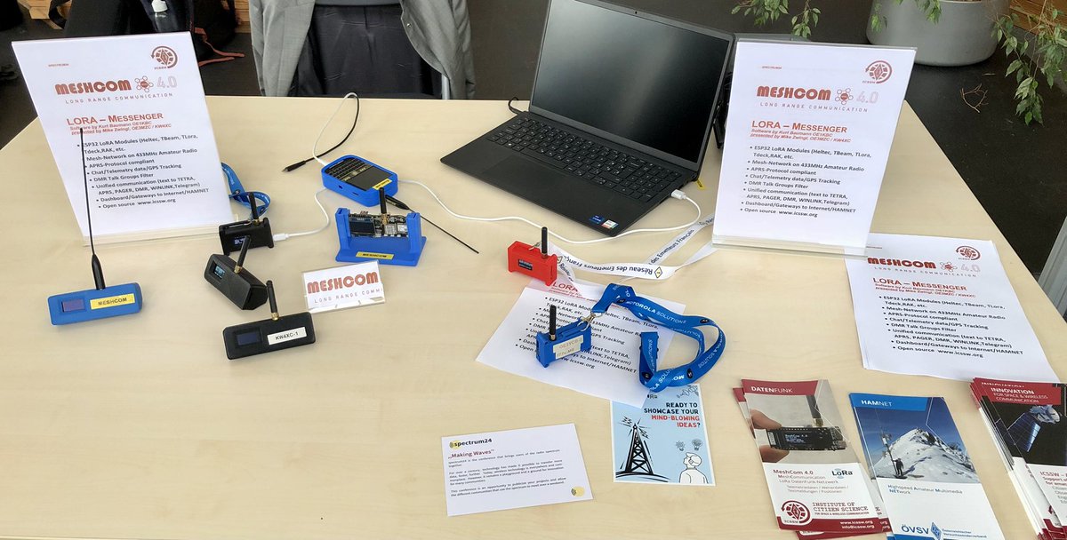ocloux's tweet image. Passage rapide au  #spectrum24 à Rambouillet.
Si vous voulez  parler #Meshcom #Lora #M17 @amsatf , et bien d’autres sujets c’est ici et ça termine dimanche.