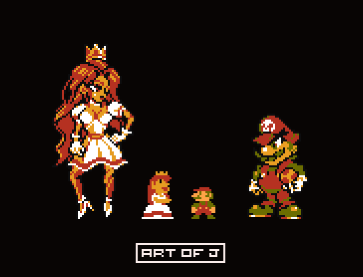 krillmaster6971's tweet image. Ocassional Pixels #9:
~ Saw a bunch a people doing some really cool peach redraws, so I thought I'd give it a go too, though as always I'm pretty late lol
kinda cheated with the mario palette but oh well
#Pixelart #peach #SuperMarioBros #mario