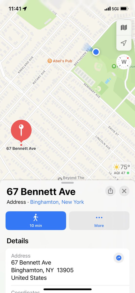 The carousel to Rod’s house is…walking distance