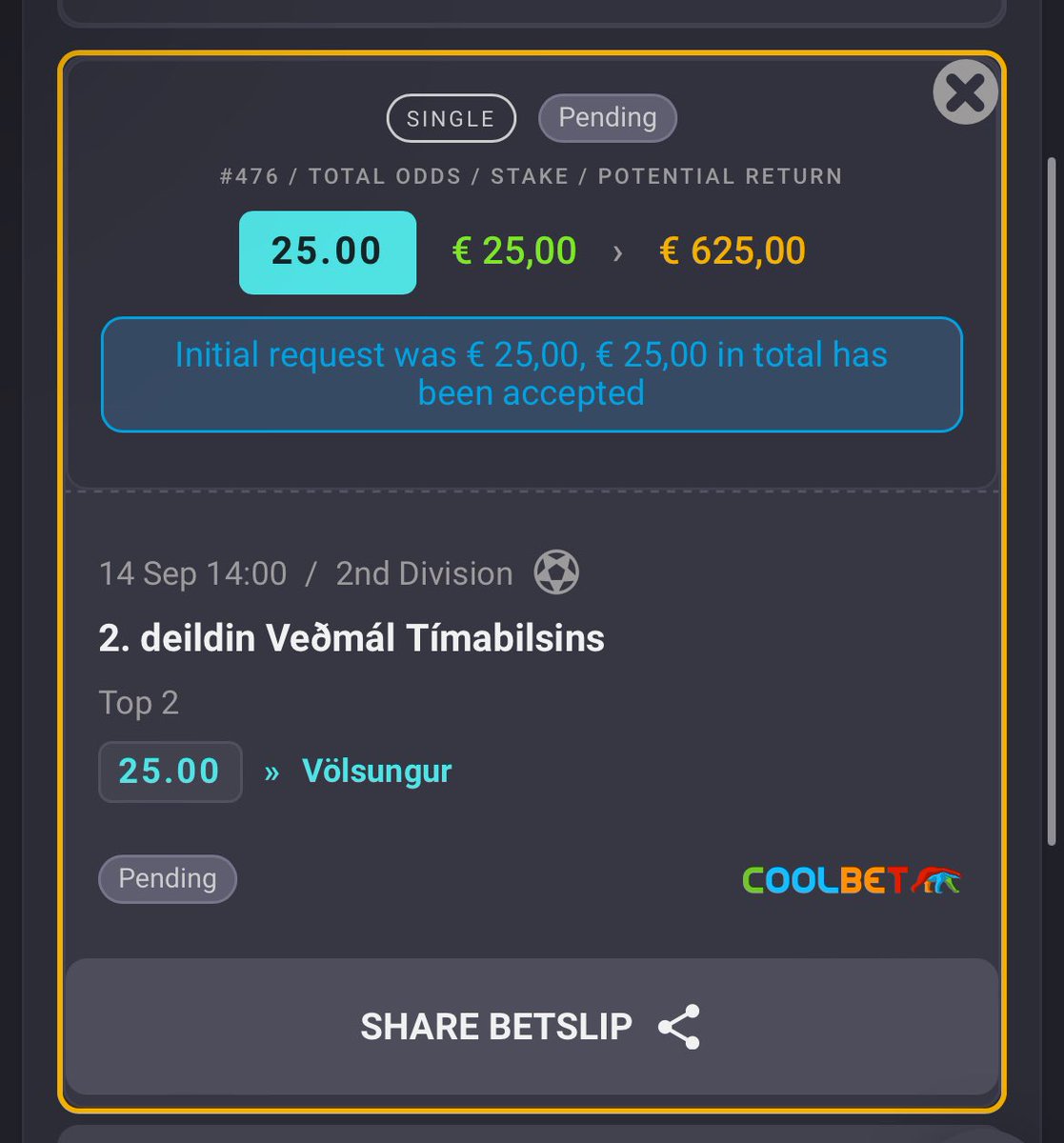 Þetta veðmál gerði ég i byrjun maí. Ég vil bara minna á það.