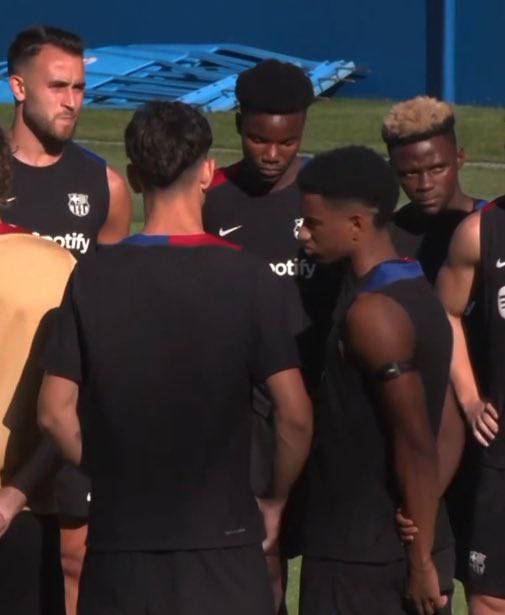 Abdul Aziz Issah and David Oduro in the first team training today. A dream come true for the Ghanaian duo 🇬🇭💎