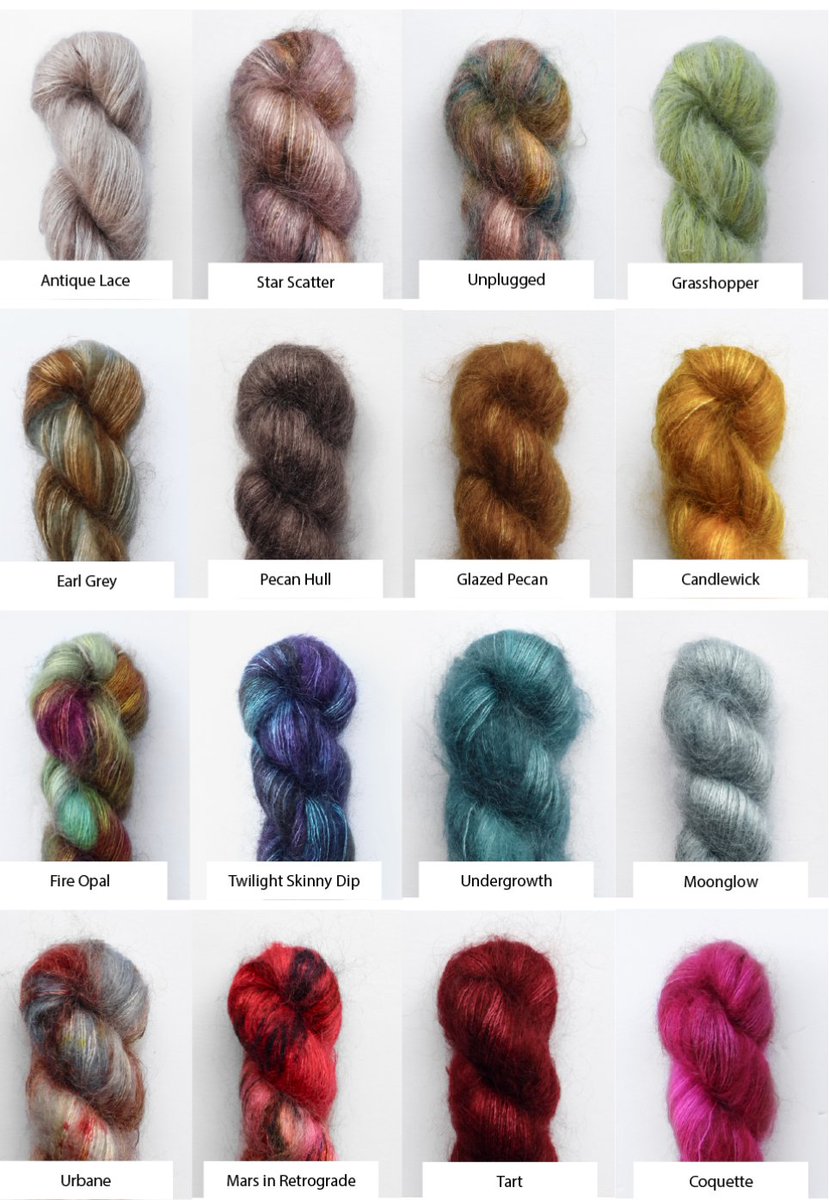 Introducing Fall ’24 Tosh Silk Cloud Luxury Palette
 
Shibui Silk Cloud is now Tosh Silk Cloud, spun to the same specs at the same Japanese mill as the original but hand-dyed by us in Texas.

Stock up: madelinetosh.com/collections/to…
