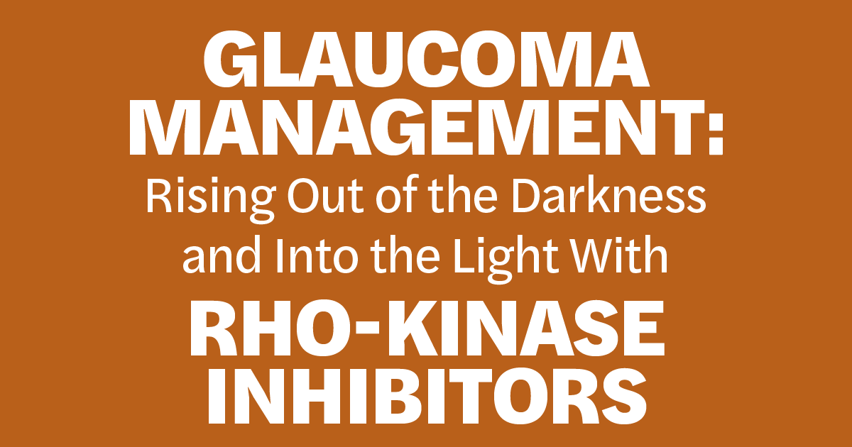 Complete this #CME activity to review the clinical and real-world data on ROCKi-based regimens for #glaucoma. Claim your credits now >> ow.ly/tQF150S04Tz 

#ophthalmology <a href="/twsamuelson/">Thomas W. Samuelson</a> <a href="/SeeAlconScience/">Alcon Science</a>