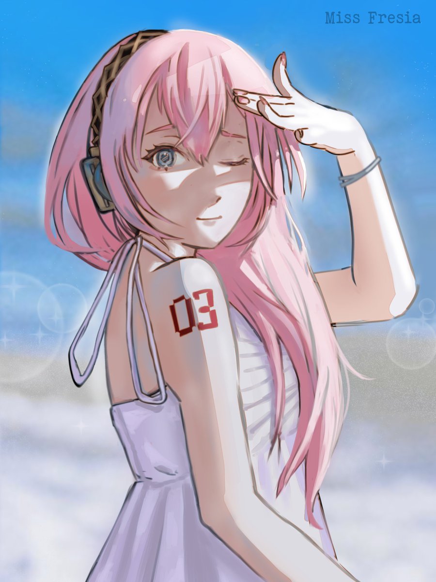 Tenmma145's tweet photo. #VOCALOID #megurineluka https://t.co/2RFJJXk5rt