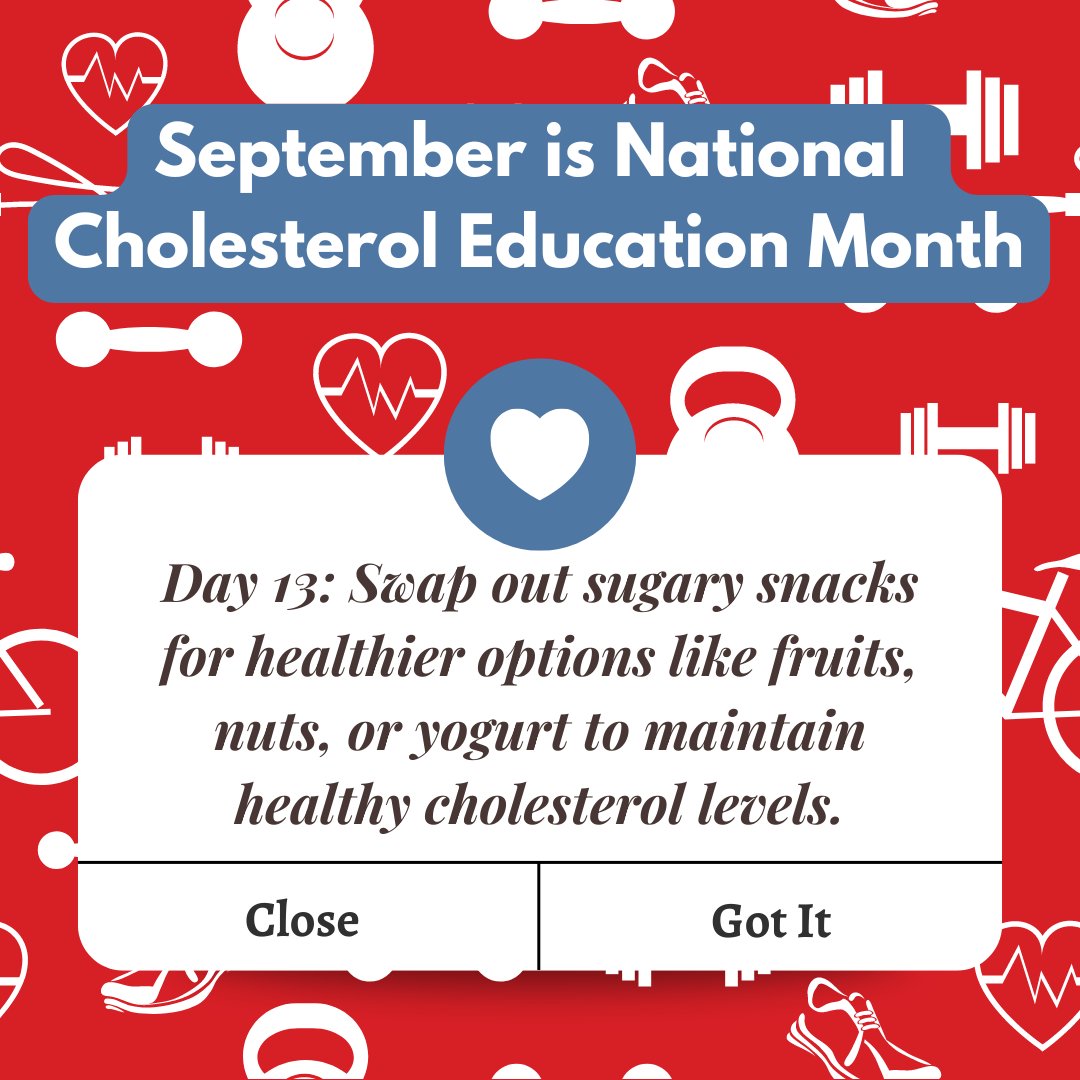 National Cholesterol Education Month Day 13: Swap sugary snacks for healthier options like fruits and nuts! 🍎🥜 Small changes can lead to a big difference in your heart health. ❤️ #CholesterolAwareness #HealthyEating #Care1stCPR #Care1stTrainingGroup