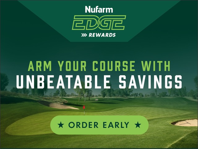 NufarmUSTurf's tweet image. Arm your golf course with unbeatable savings with #NufarmEdgeRewards. Register today and order early to go further with the best from Nufarm.
bit.ly/edgerewards25 
#EOP #EarlyOrderProgram #golfcourse #turf #ornamental