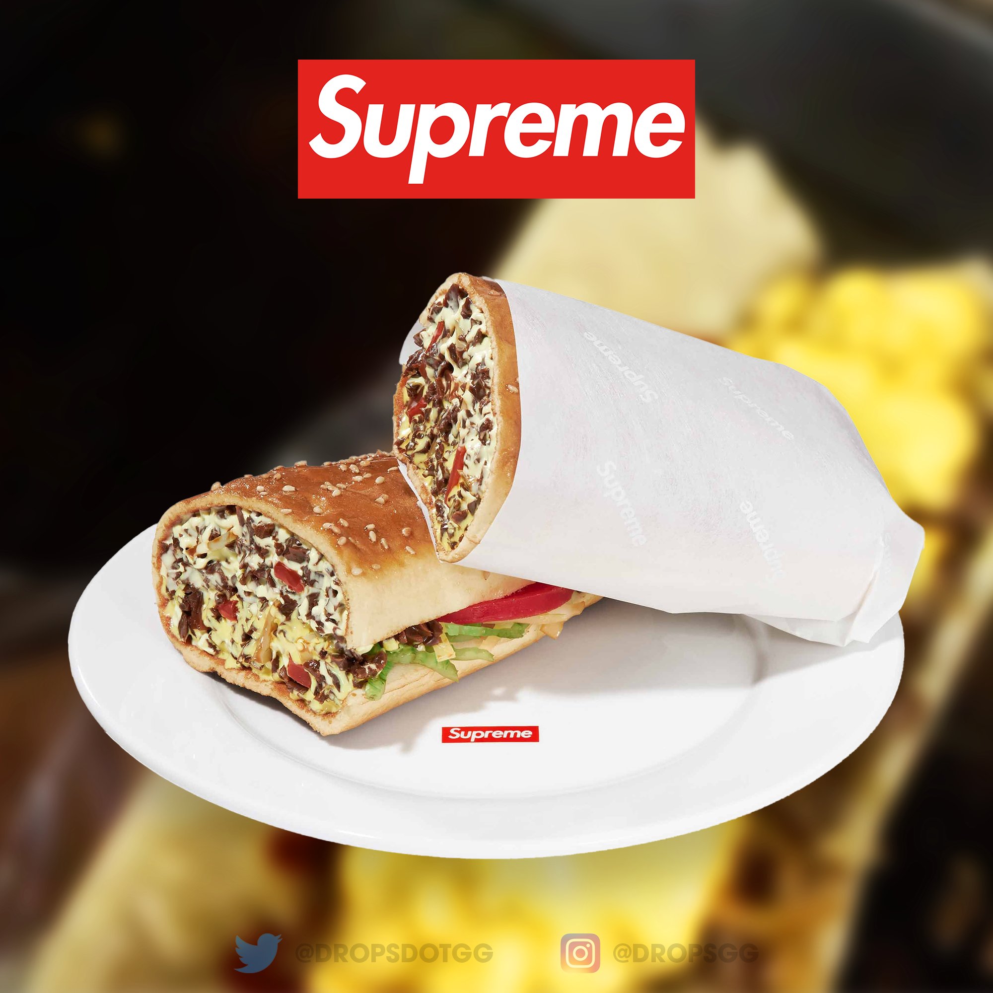 Supreme Replica Chopped Cheese Sandwich