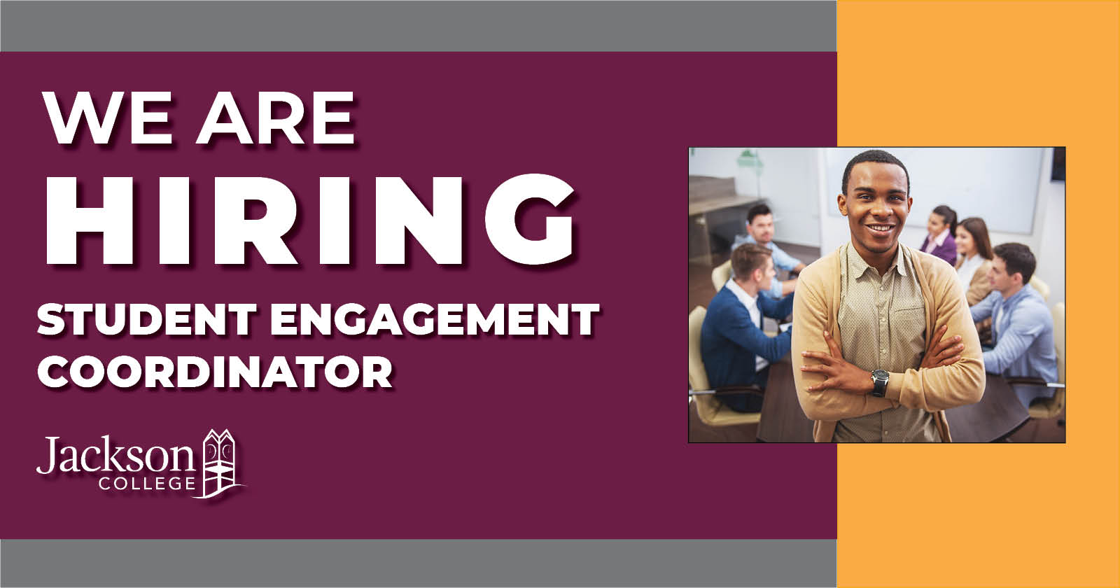 Jackson College on X: &ldquo;We are seeking a New Student Engagement 