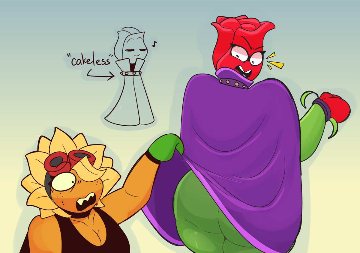 SrrealLeaf's tweet photo. i imagine rose is fucking cakeless under the little cloak but. https://t.co/V14lGeMEQ4