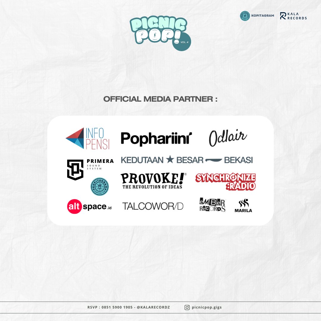 Dateng yah ke KOPITAGRAM - BOGOR
Sabtu, 21 September 2024

Let's #EnjoyYourLife with Andy Lee

open.spotify.com/track/4fAuxnFc…