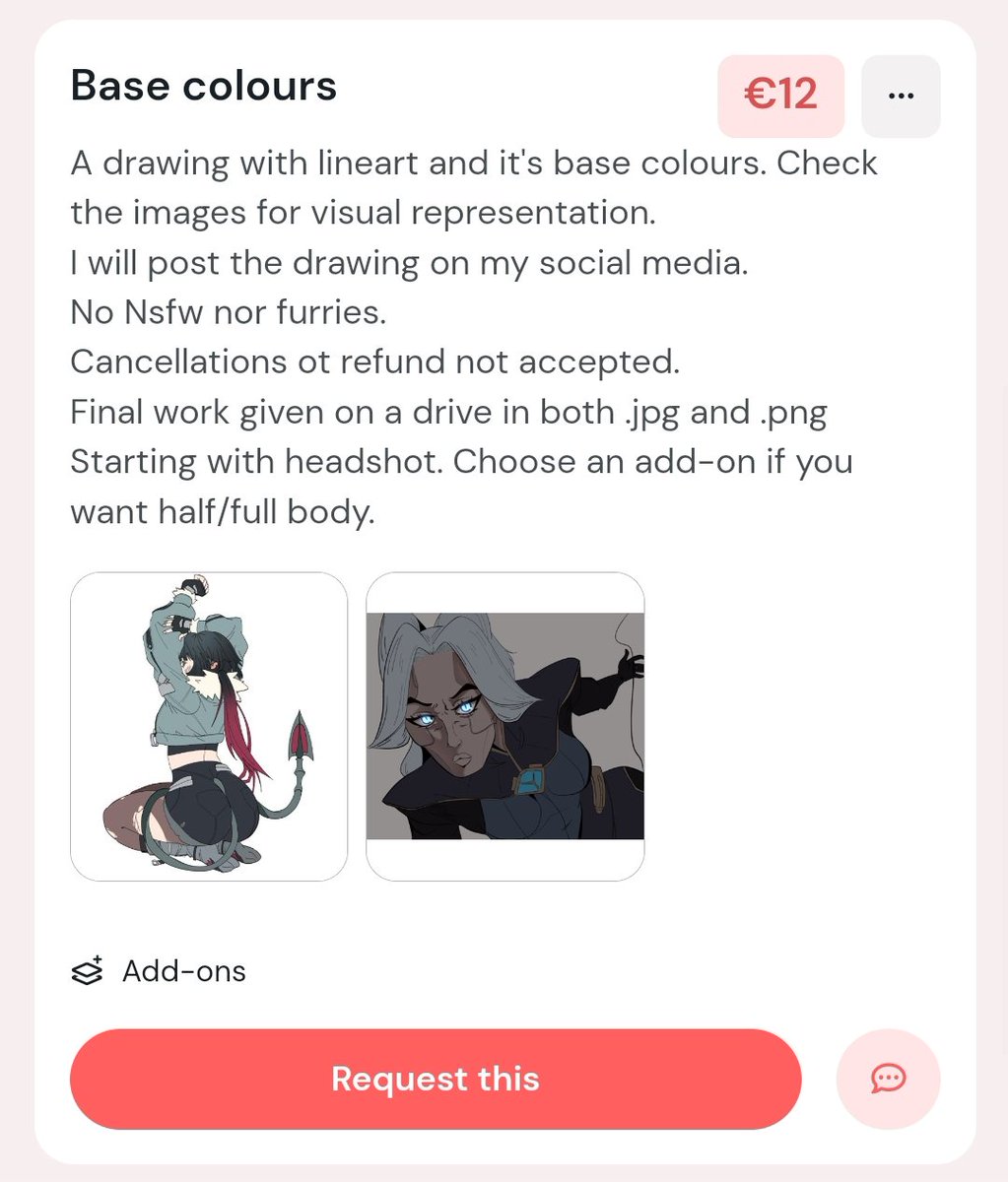 🍡 COMMISIONS OPEN 📌‼️ tweet media