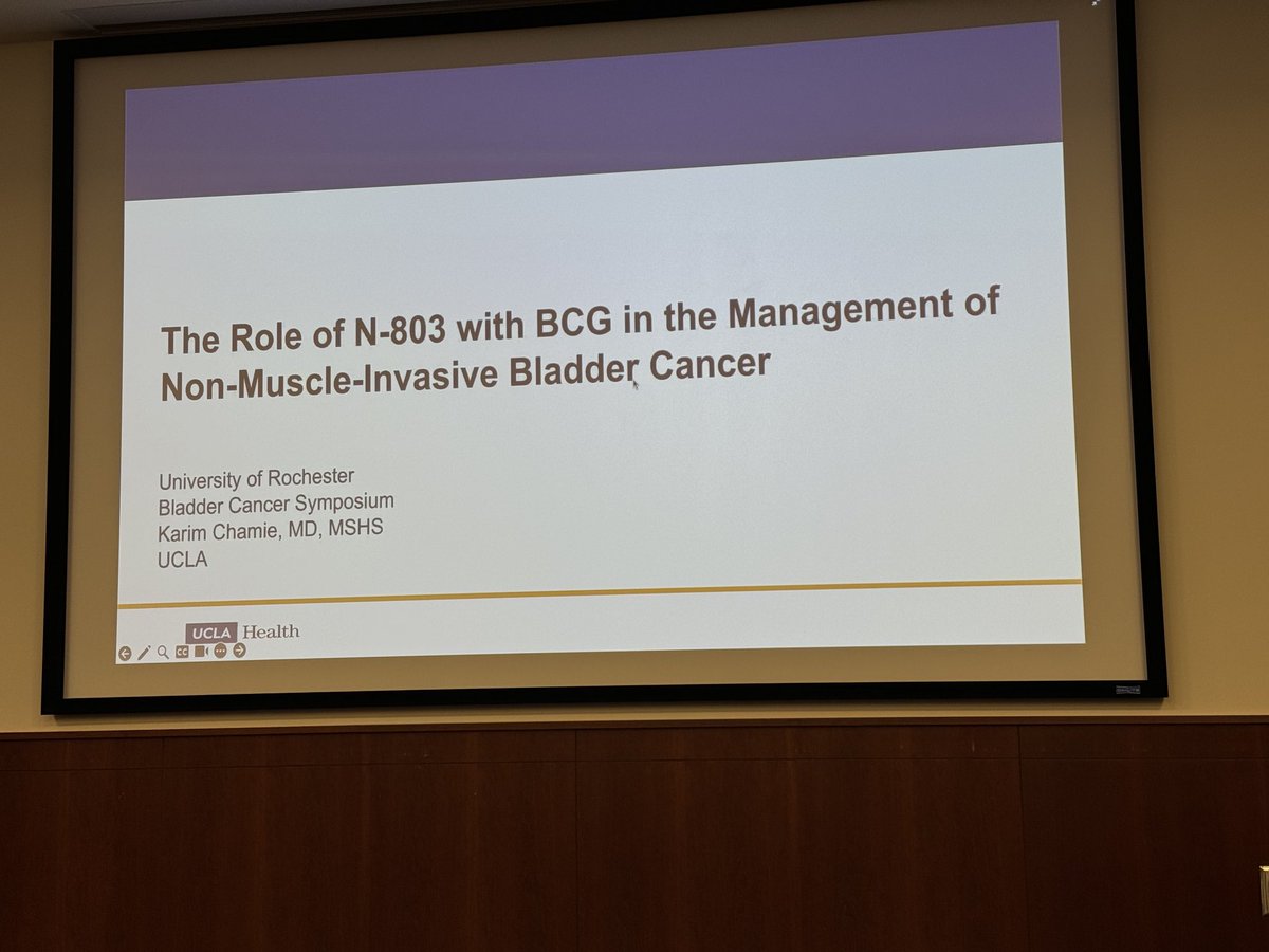 DrJoseph (@drjeanjoseph) on Twitter photo Karim Chamie
@UCLAUrology sharing insights on latest clinical trials <a href="/URMCUrology/">URMC Department of Urology</a> 6th annual bladder cancer symposium Karim Chamie
@UCLAUrology sharing insights on latest clinical trials <a href="/URMCUrology/">URMC Department of Urology</a> 6th annual bladder cancer symposium