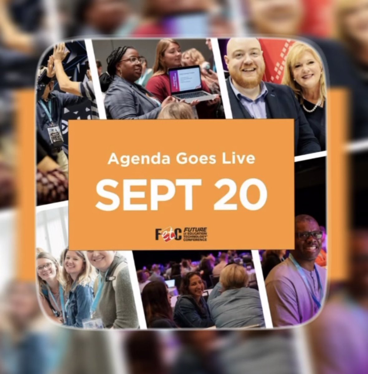 JenWomble's tweet photo. Countdown to sharing the full agenda next Friday for @fetc 2025! 🧡
#BestLineupEver #edtech #PD
Check your email next week and find us online at https://t.co/MSIQi39bfM 📧 https://t.co/F3RmGnuczj