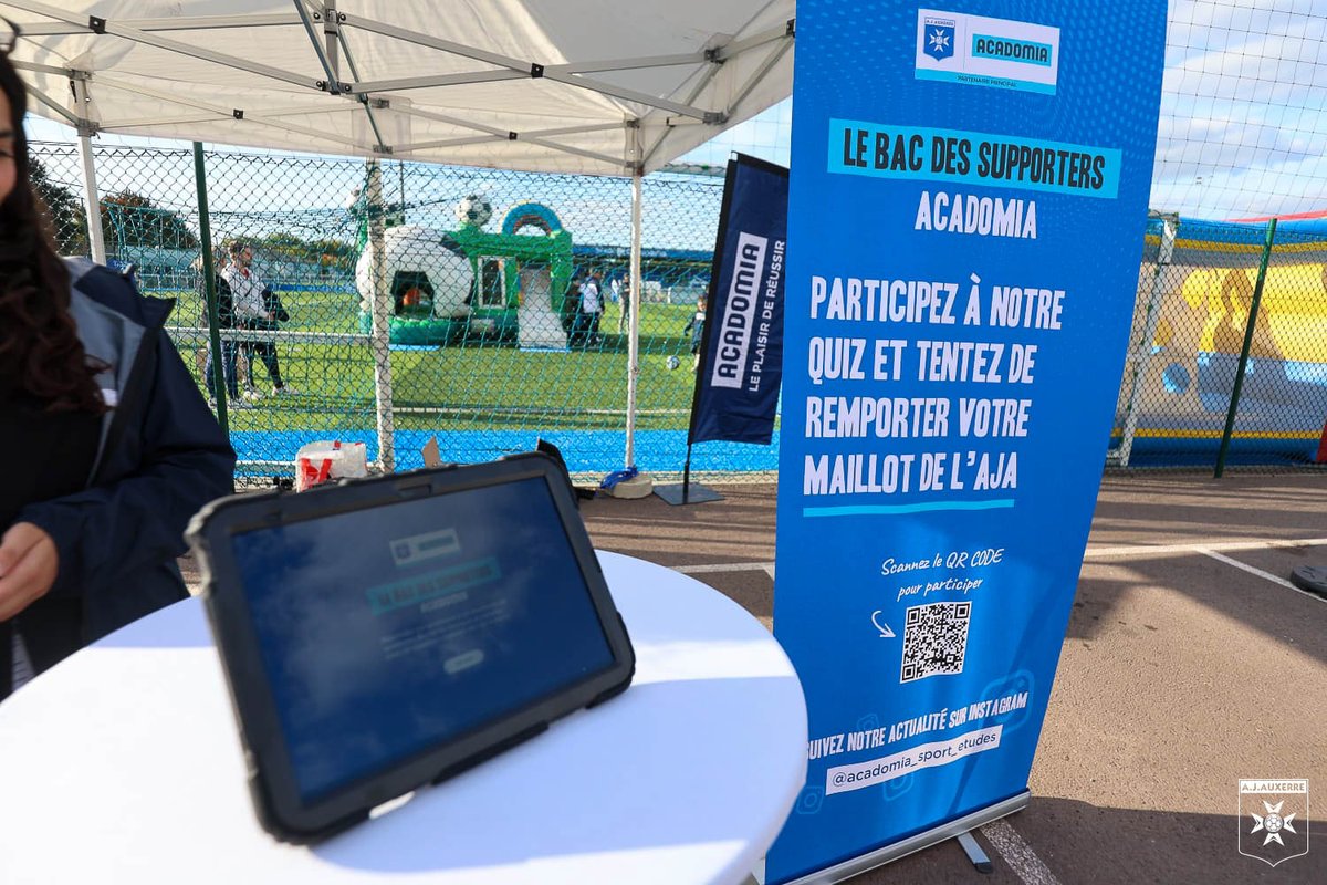 👩‍🎓 Rendez-vous sur le parvis pour participer au bac des supporters <a href="/acadomia/">Acadomia</a> 😃 

#TeamAJA #AJAASM