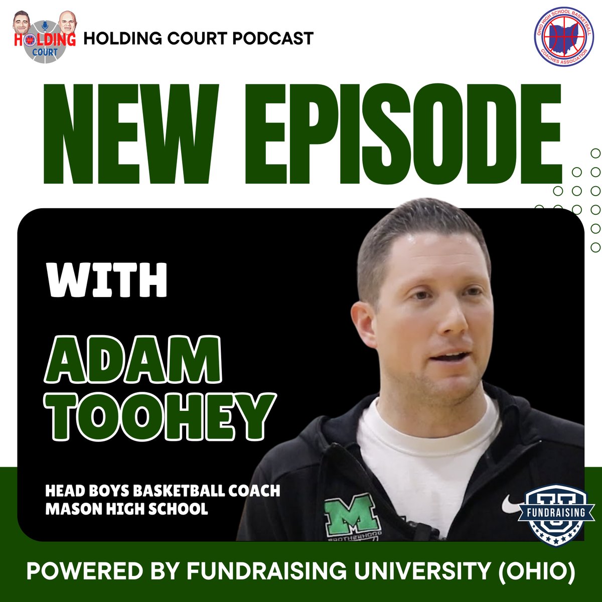 OHSBCA (@ohiobkcoaches) on Twitter photo Episode 31 of the Holding Court podcast is now available. Join us as we talk to Adam Toohey, Head Boys Basketball Coach at Mason High School. Check it out here..linktr.ee/OHSBCA
<a href="/OhioFundraising/">Fundraising University-Ohio</a> <a href="/NHSBCA/">NHSBCA</a> <a href="/Coach_Barrick/">Coach Tom Barrick</a> <a href="/OHSAASports/">OHSAA Sports</a> <a href="/coachadamtoohey/">Adam Toohey</a> <a href="/BasketballMason/">Mason Comets Boys Basketball</a> <a href="/MasonHSComets/">MasonComets</a> Episode 31 of the Holding Court podcast is now available. Join us as we talk to Adam Toohey, Head Boys Basketball Coach at Mason High School. Check it out here..linktr.ee/OHSBCA
<a href="/OhioFundraising/">Fundraising University-Ohio</a> <a href="/NHSBCA/">NHSBCA</a> <a href="/Coach_Barrick/">Coach Tom Barrick</a> <a href="/OHSAASports/">OHSAA Sports</a> <a href="/coachadamtoohey/">Adam Toohey</a> <a href="/BasketballMason/">Mason Comets Boys Basketball</a> <a href="/MasonHSComets/">MasonComets</a>