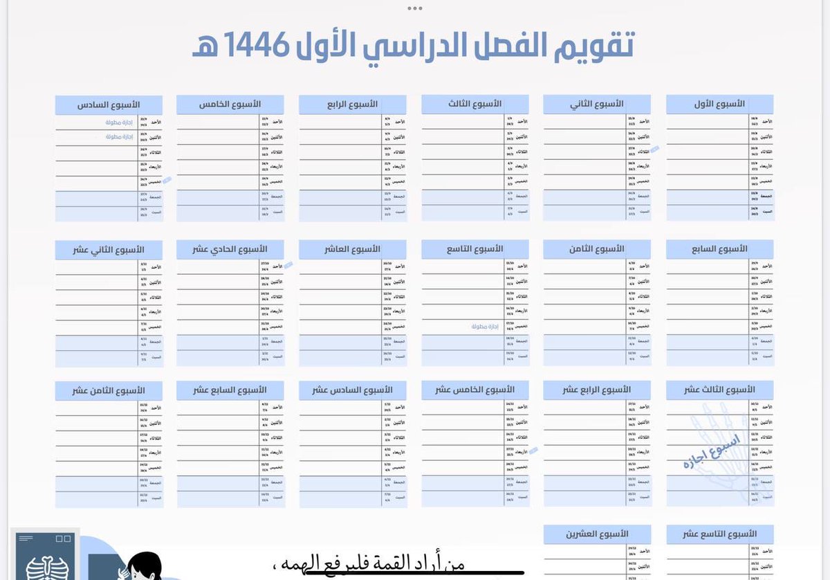 DoclabsRAD's tweet image. تقويم الفصل الدراسي الاول بأشكال متنوعه و ايضاً مخطط أسبوعي ✨☢️🤍 . 

هذا الرابط التقاويم تقدرن تحملونها منه بجوده افضل 💕 

drive.google.com/drive/folders/…

أتمنى أنها تفيدكم ☢️🤍