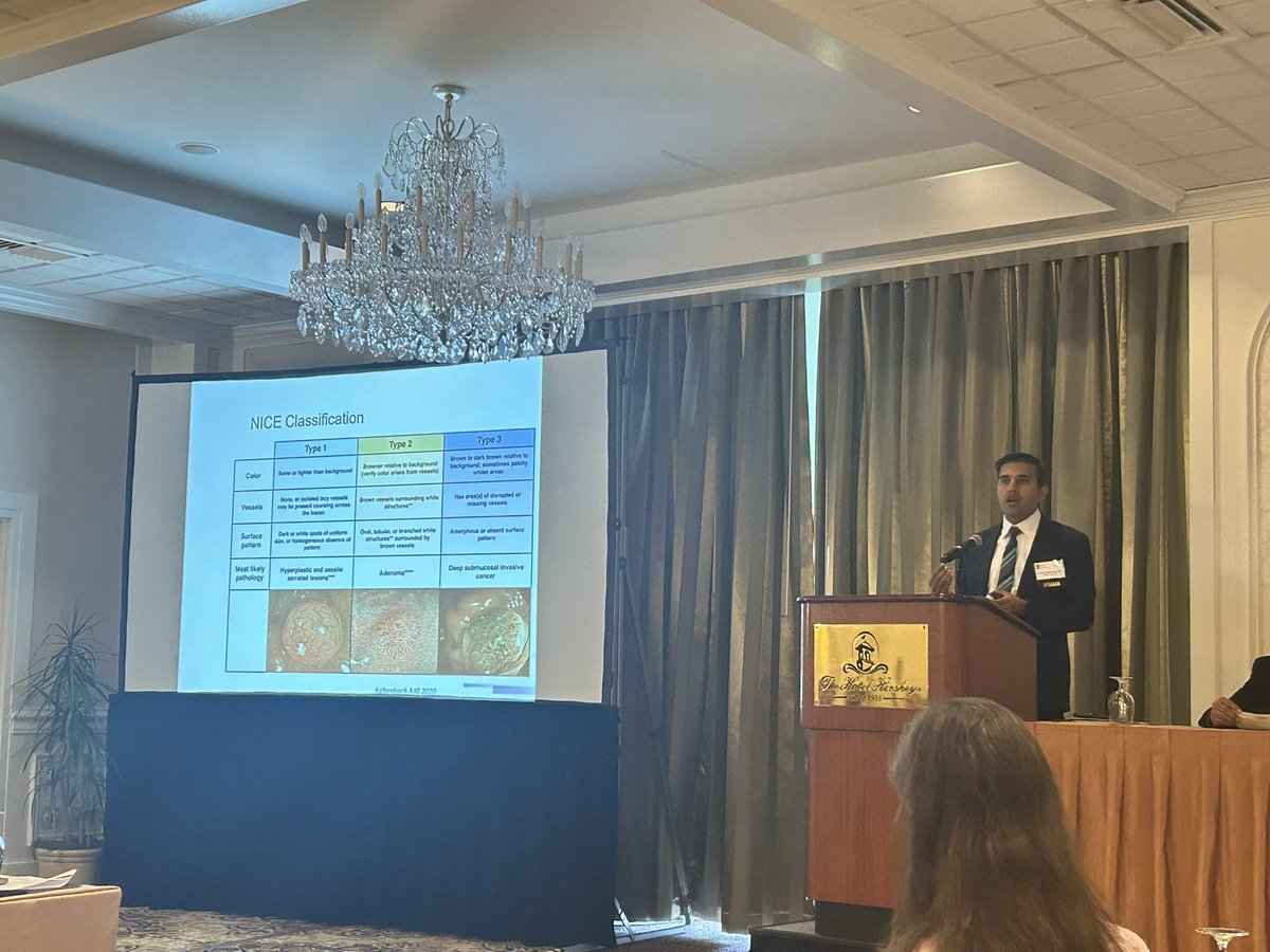 PaGastroSoc's tweet photo. Wrapping up “movies at PSG” with @SultanMahmoodMD @PittGILiverNutr discussing Classification and Resection of Colorectal Polyps. Excellent work! #psg24 https://t.co/mbKZIKDl36