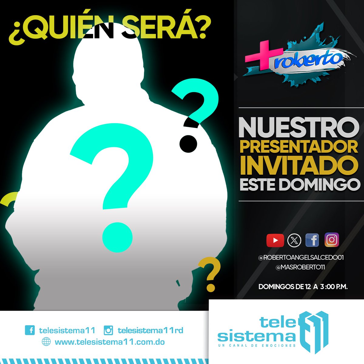 ¡Sintoniza mañana por <a href="/telesistema11rd/">Telesistema 11</a> ! De 12/3pm tenemos sorpresas para ustedes, mientras ¿Quién puede ser el conductor que estará con nosotros?