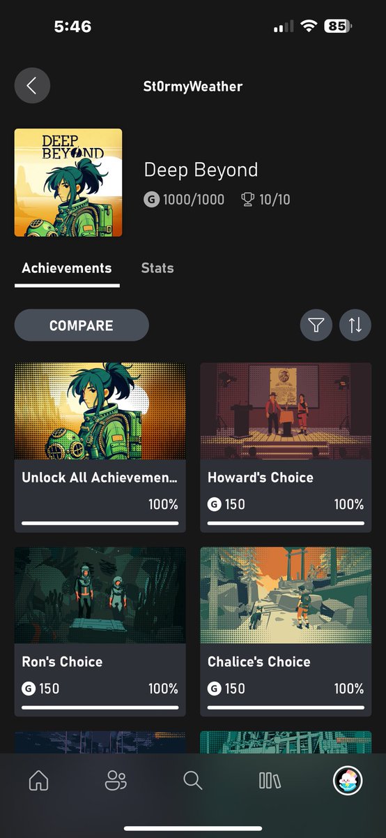 jenapher6's tweet photo. #DeepBeyond completed✅ Relaxing little walking sim with a nice story, that kinda gave me One-Eyed Willie vibes. Definitely recommend. Beware though that it is not very long. A bit over an hour and the puzzles aren’t very difficult to figure out.💚 Hit 1.8 with this one too! https://t.co/3YxYgmPZLq