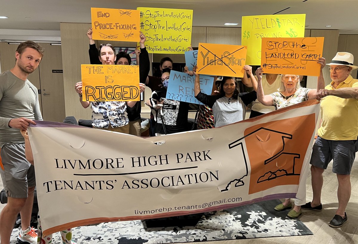 LHPTA_TO's tweet image. Is your landlord using #YieldStar to calculate your rent like @gwlra and @DreamUltd?

DM us and share your experience. 

It’s time to END PRICE-FIXING.

#BanYieldStar 
#StopTheLandlordCartel
#RedFlagsForRenters🚩 
#Canada
#HousingCrisis