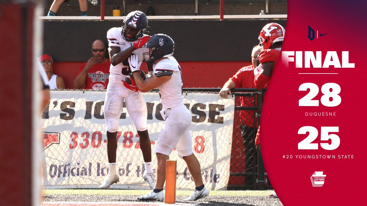 Duquesne Football (@duqfb) on Twitter photo Dukes WINโผ๏ธ Dukes WINโผ๏ธ