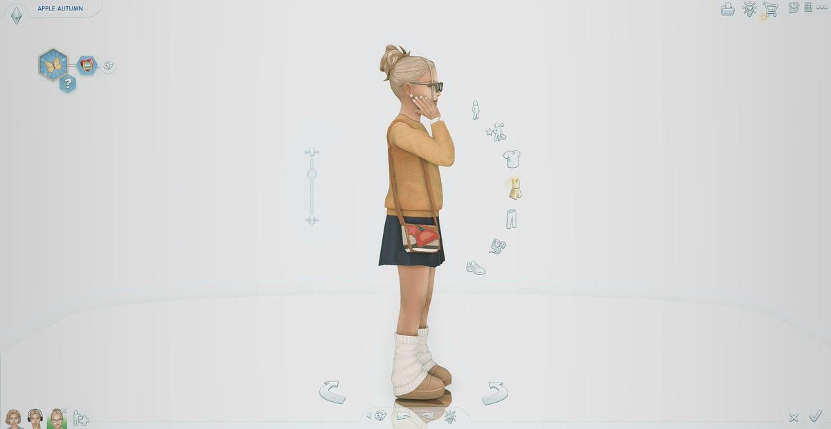 blueberrysims4's tweet photo. Why i named her apple? 🤣 https://t.co/JpXyQwdS42