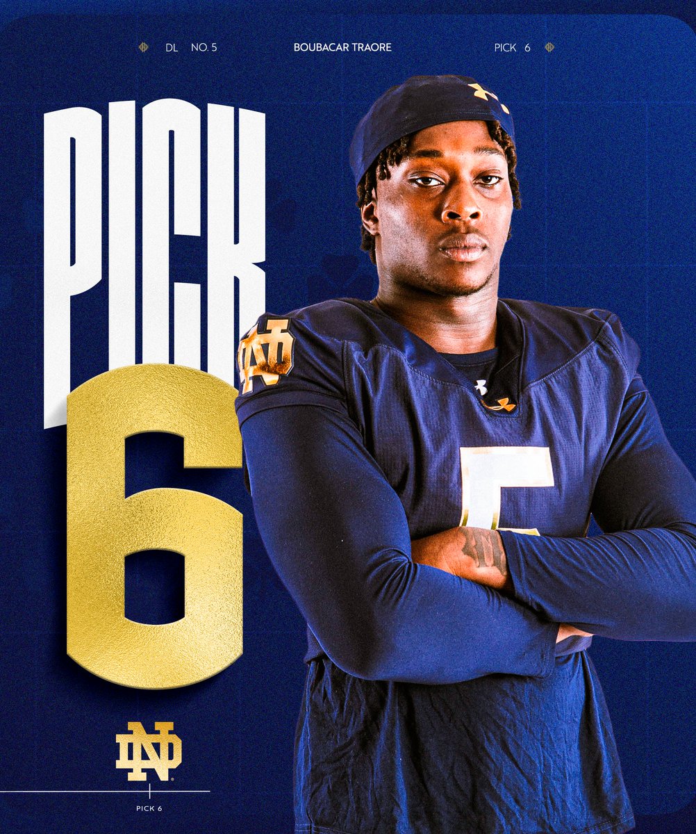 tbhorka's tweet image. Notre Dame had two 34-yard touchdowns against Purdue last year ... Riley Leonard's and this one from Boubacar Traore.
We haven't seen Traore play in a game since September. Just 34 days until he makes his much-anticipated return at Miami.