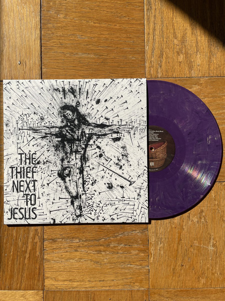 BrownsvilleKa's tweet image. The Thief Next To Jesus vinyl
Only 717 available with 107 of them the darker purple (second photo)
(Inside sleeve shows the journey)
Available at the pop-up on Saturday 9/28/24
