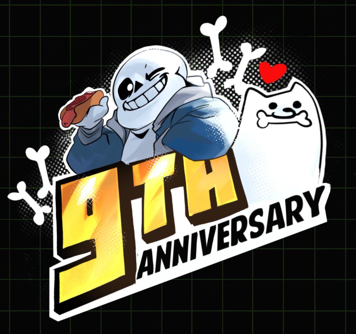 MARNlE_'s tweet photo. Happy Undertale ! #undertale https://t.co/LpkuX6CBNJ
