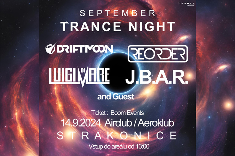 DjlinuxCZ's tweet image. September Trance Night @ Aeroklub, Strakonice (Sobota 14.9.2024) dlvr.it/TDFCWV