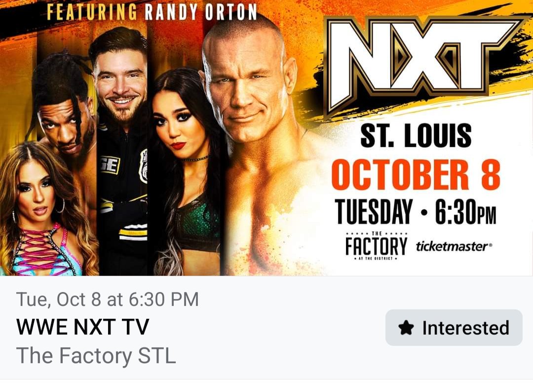 Venue change but friendly reminder <a href="/OfficialEGO/">“All Ego” Ethan Page</a> is returning to St Louis October 8 🥰