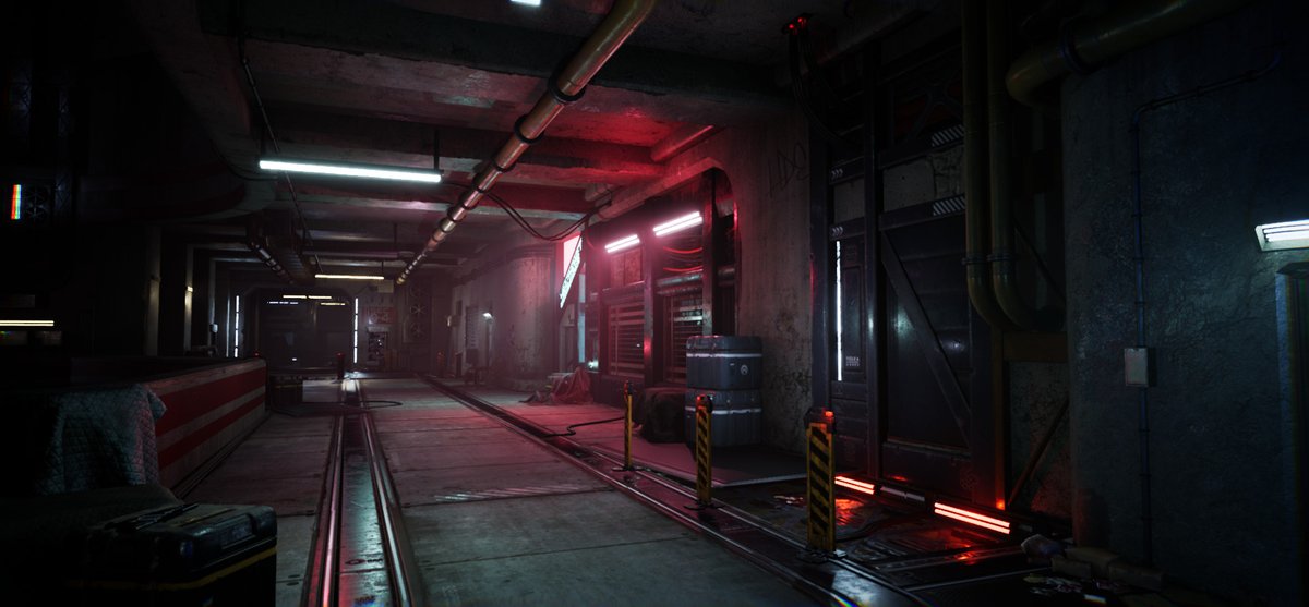 I owe a lot of creation knowledge to my friend, 4b. 

Back in 2020, he converted a project he did in Unreal Engine 4 for my sim in SL, Dark Future (Then Cocoon).

It's nice to know this showcase of his work will be possible with PBR now in SL, and my sim.

80.lv/articles/megap…