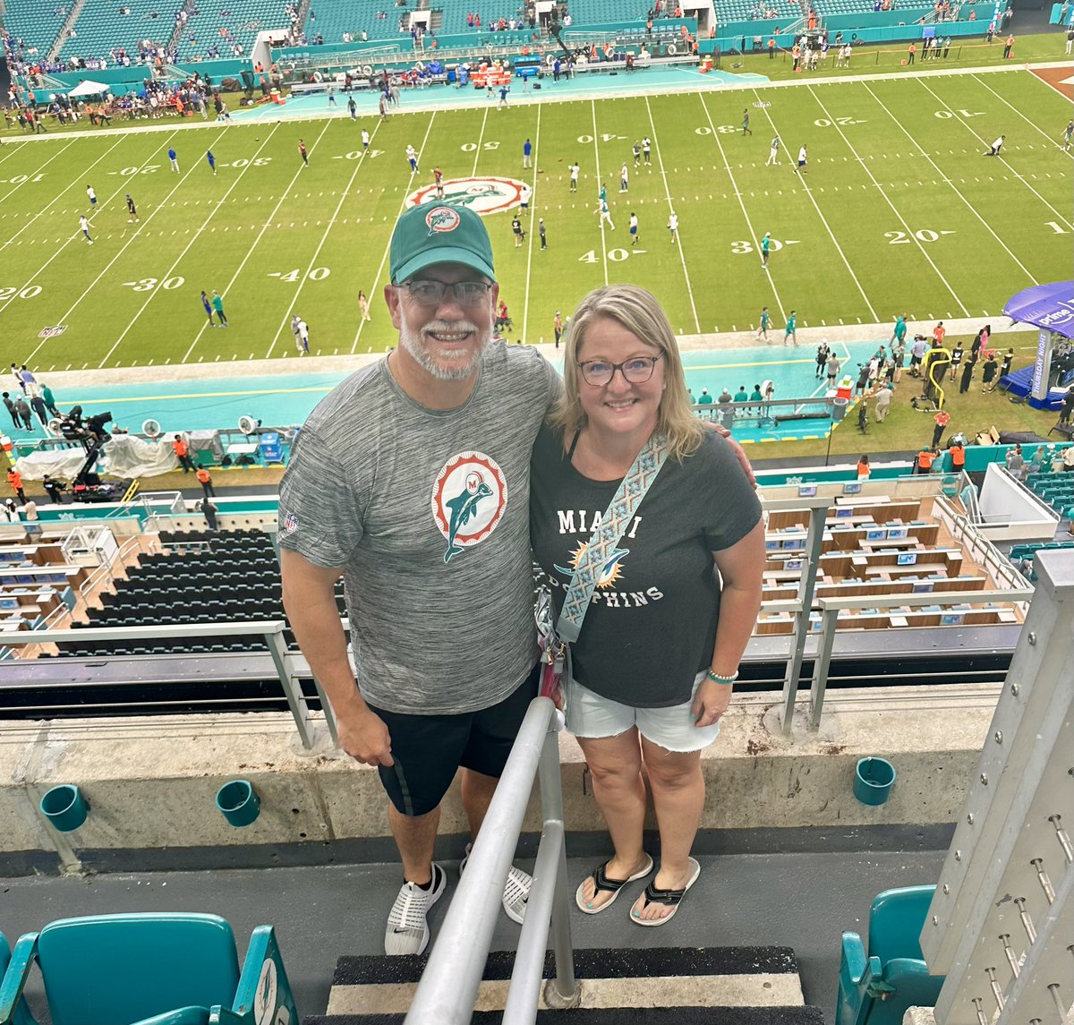 shieldsc_'s tweet image. Game didn’t go as we hoped but glad I made the time to attend my first fins game in Miami.   Will definitely have to come back and see them get a W.