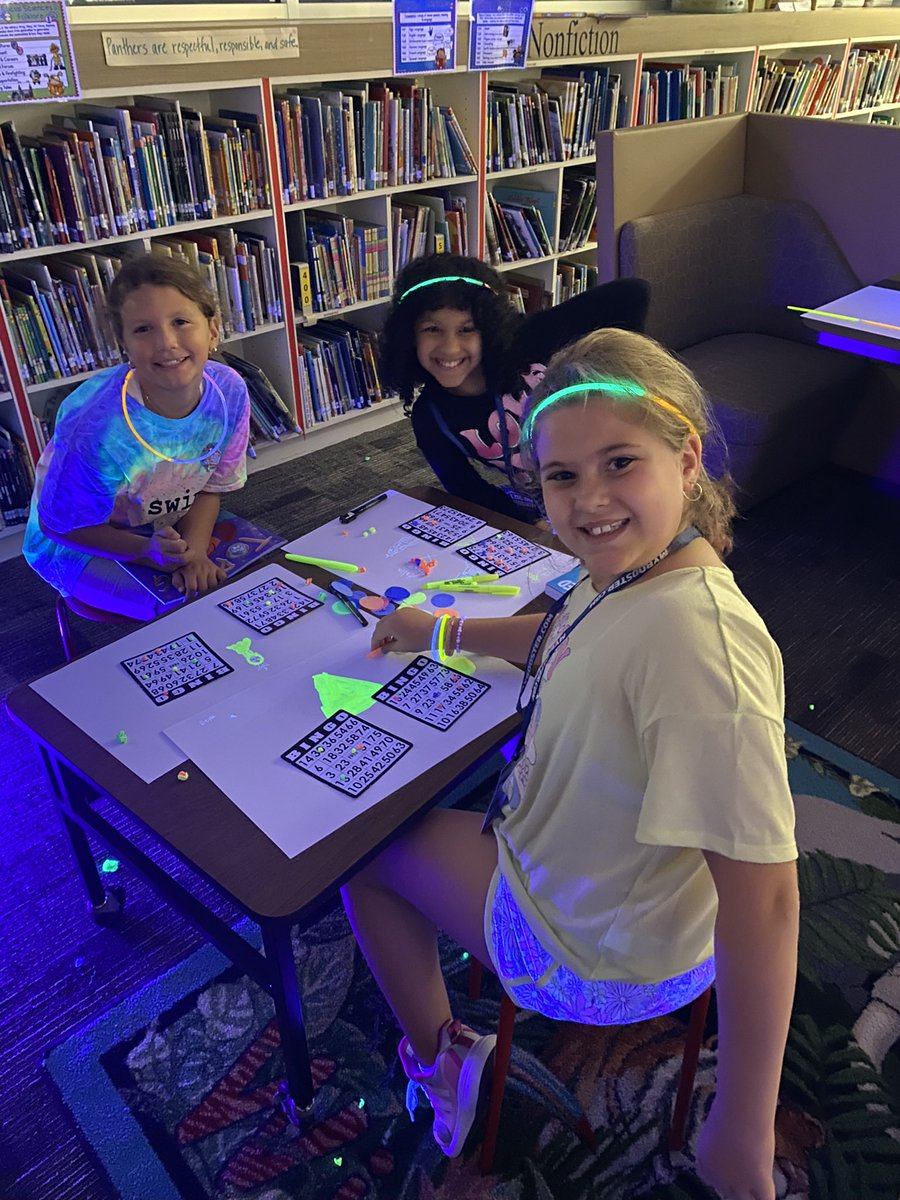 Pine Forest ❤️ Library (@library_pfe) on Twitter photo Summer Reading Celebration! GLOW Bingo! These amazing Panthers completed their Summer Go for the Gold Reading Challenge! <a href="/HumbleISD_PFE/">Pine Forest Elem</a> <a href="/beverlymford/">Beverly Ford</a> <a href="/HumbleISD_lib/">Humble ISD Libraries</a> #24pfelibrary25 Summer Reading Celebration! GLOW Bingo! These amazing Panthers completed their Summer Go for the Gold Reading Challenge! <a href="/HumbleISD_PFE/">Pine Forest Elem</a> <a href="/beverlymford/">Beverly Ford</a> <a href="/HumbleISD_lib/">Humble ISD Libraries</a> #24pfelibrary25