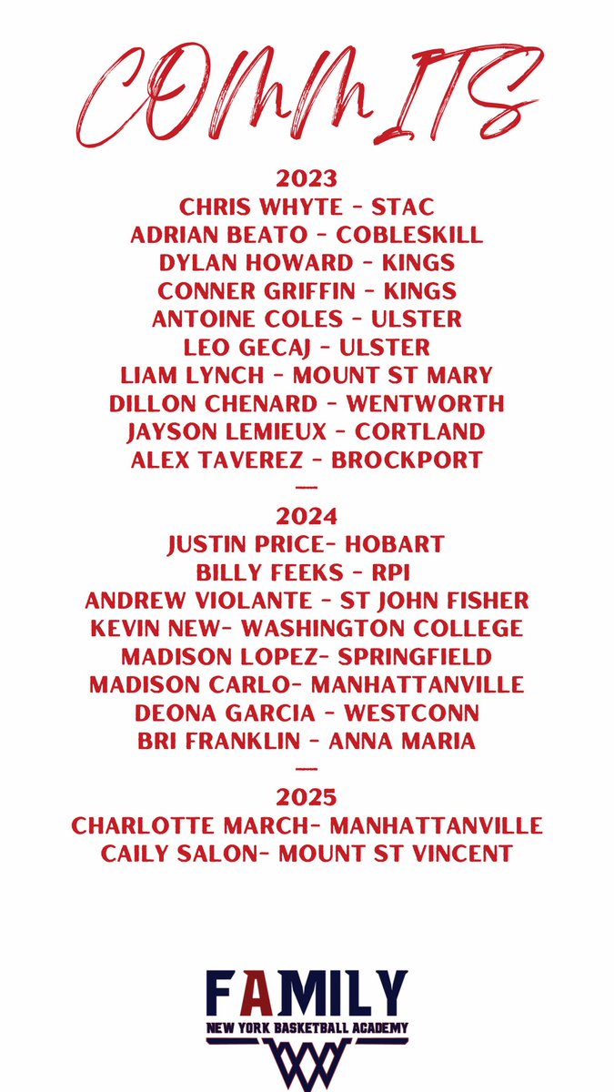 Year 2 just hit #20 placed into college. So proud of each one of these young men and women!!!! 

More to come! 🅰️‼️