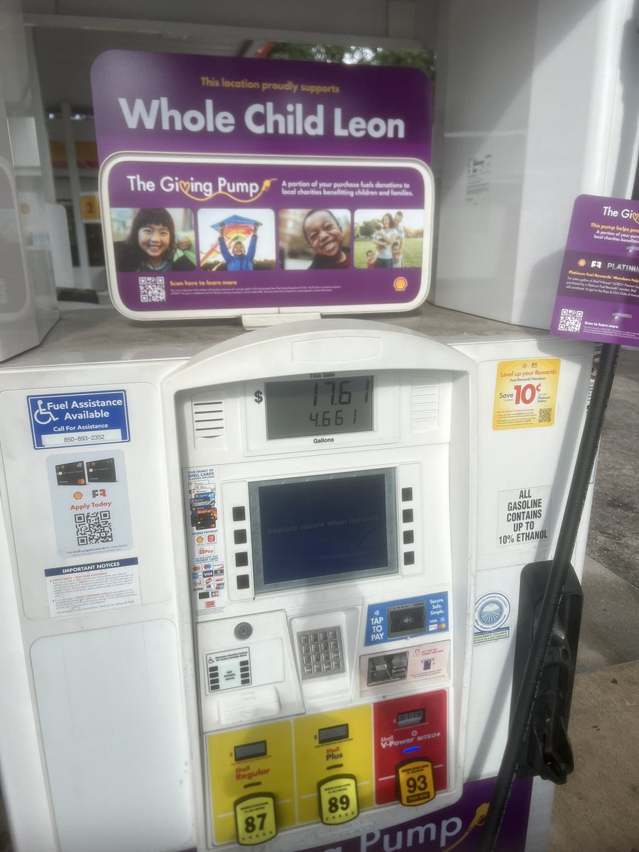 KennethPratt's tweet photo. It’s #thegivingpump season again! Help support one of my favorite charities @WCLeon by looking for the purple pump at your local @redhillsmarket station! https://t.co/ItYG0cOHww