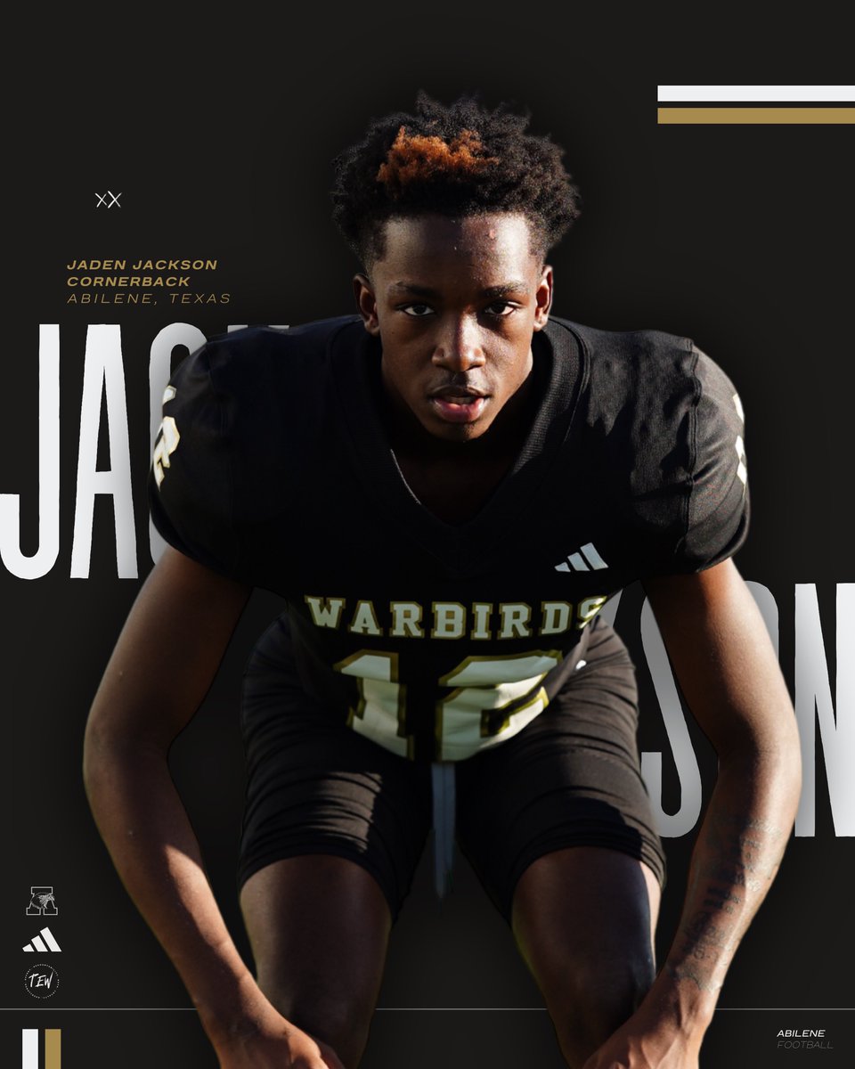 AbileneEagleFB's tweet image. Special Teams Player of the Week

Trae Shaw | OLB | 21

Jaden Jackson | CB | 12

#TEW | #Warbirds