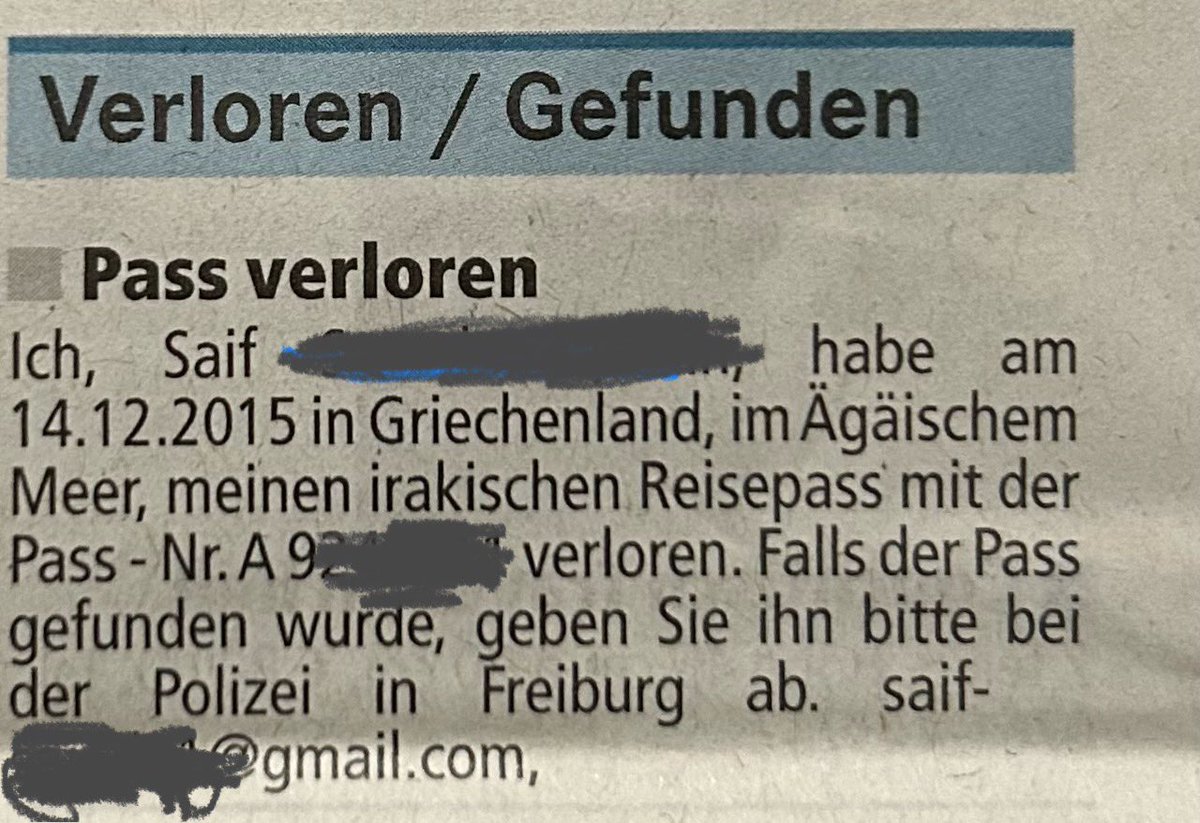 tilbi's tweet image. Kann mir jemand erläutern, warum so eine Suchanzeige nach fast 10 Jahren Sinn macht? Im Lotto den Hauptpreis zu gewinnen, ist deutlich größer. Versteckte Botschaft? Schiere Verzweiflung?