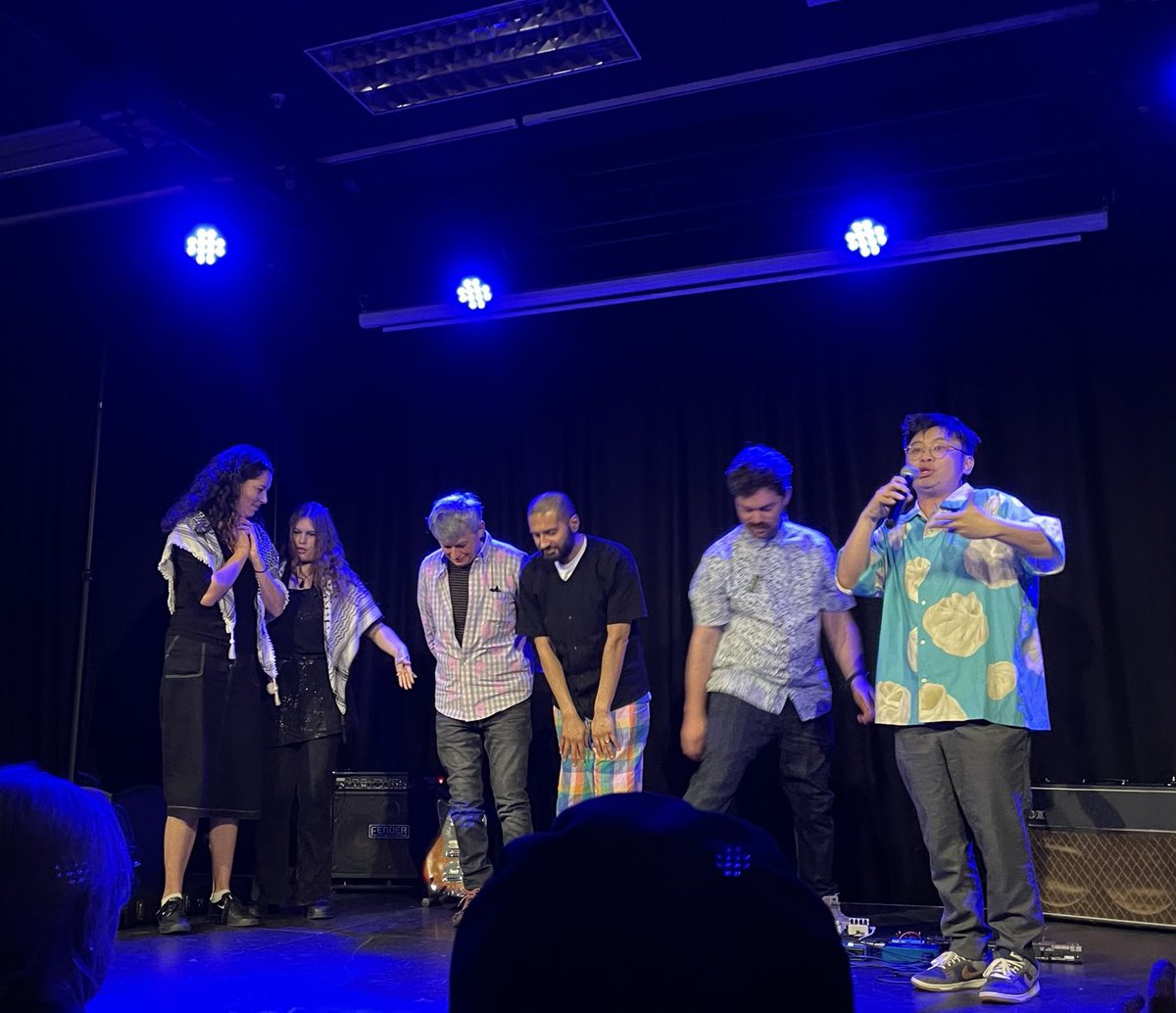 Glorious fun at “Dirty passports” the Ōtepoti Dunedin version curetted by ⁦<a href="/YellowPerilProd/">Nathan Joe</a>⁩   featuring David Eggleton, Tough Guy, Ruby Macomber, Rushi Vyas, Nathan Joe and Jessica Hinerangi. That Luxton poem, what a gift ⁦<a href="/maori_mermaid/">Jessica Hinerangi</a>⁩ 👌