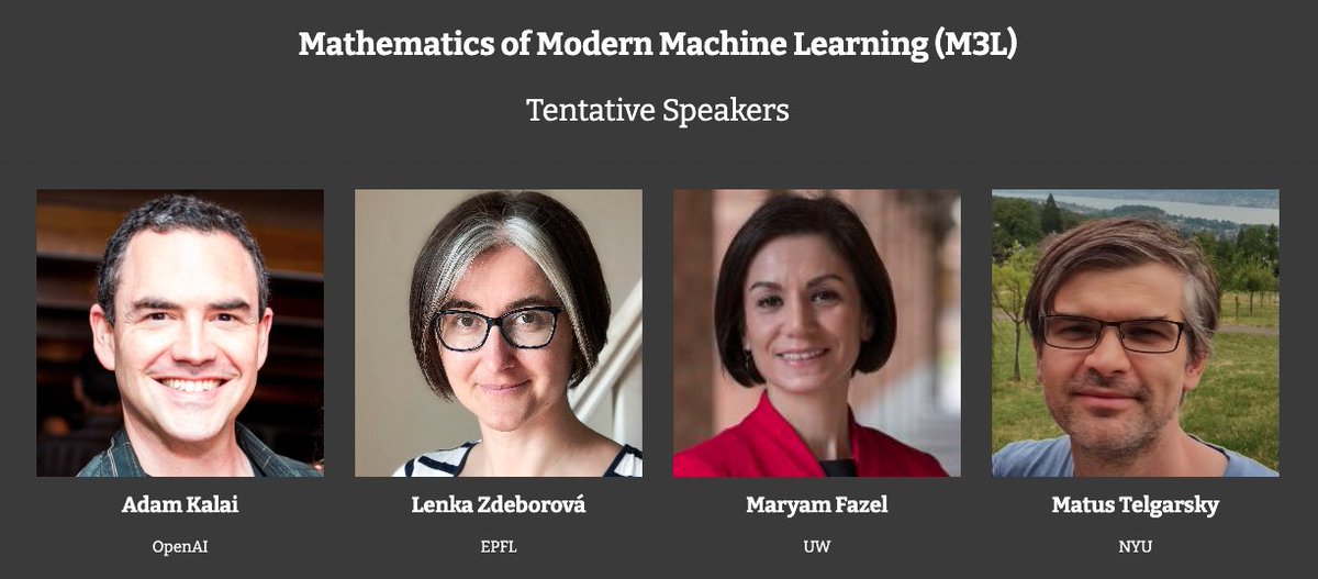📡Join us at the 2nd workshop on Mathematics of Modern Machine Learning (M3L) at #NeurIPS2024!

sites.google.com/view/m3l-2024/
Submission deadline: September 29, 2024